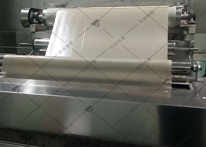 湖北客戶麗星自動粉條設備試機，加工現(xiàn)場細節(jié)滿滿