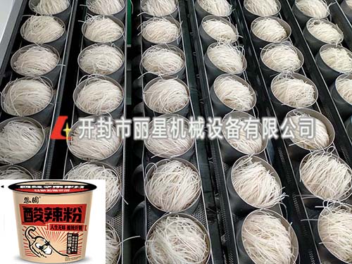 斯美特引進麗星碗裝酸辣粉加工設(shè)備