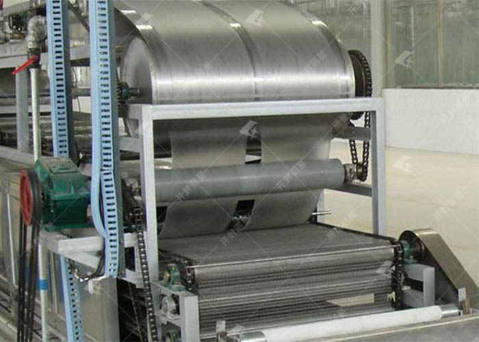 麗星地瓜粉皮機自動化流程與各型號占地尺寸