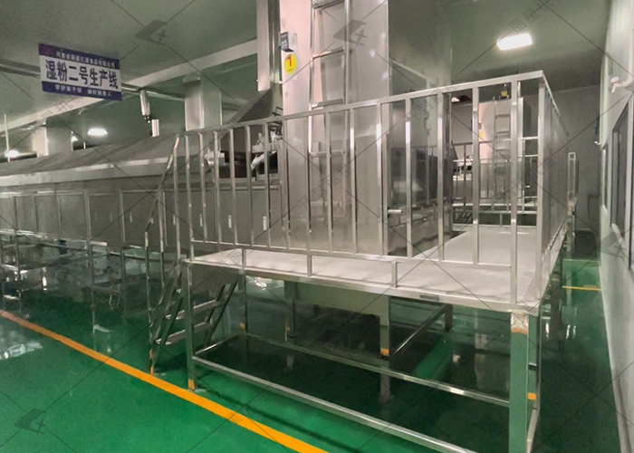 麗星廠家直供做苕皮的機器，自動化運行日產(chǎn)量高