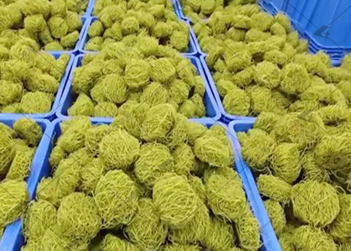 麗星方便粉絲生產(chǎn)線可加工果蔬汁粉餅，一機多用